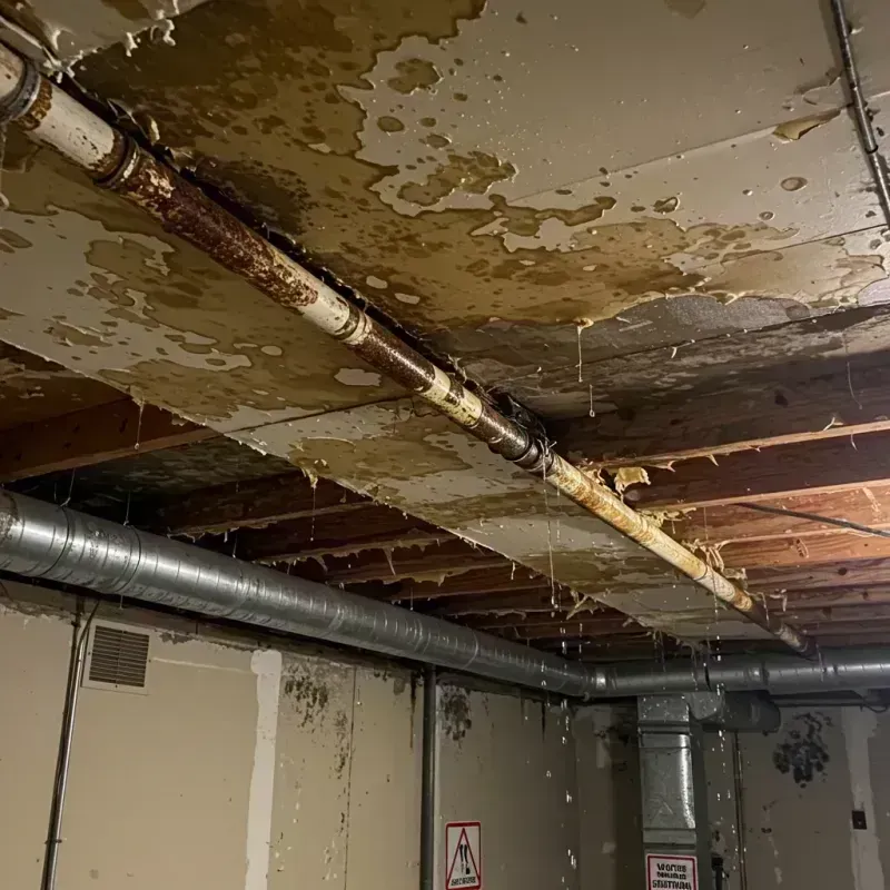 Ceiling Water Damage Repair in New London, OH